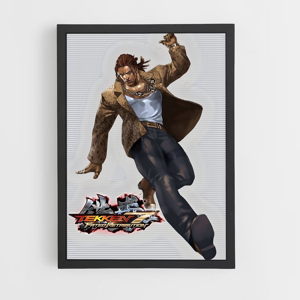 Poster Eddy Gordo: Dance of the Dragon – affiche Capoeira (vue 2)